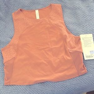 NWT lululemon Nulu and Mesh Yoga Tank Top sz12 spiced chai ☕️